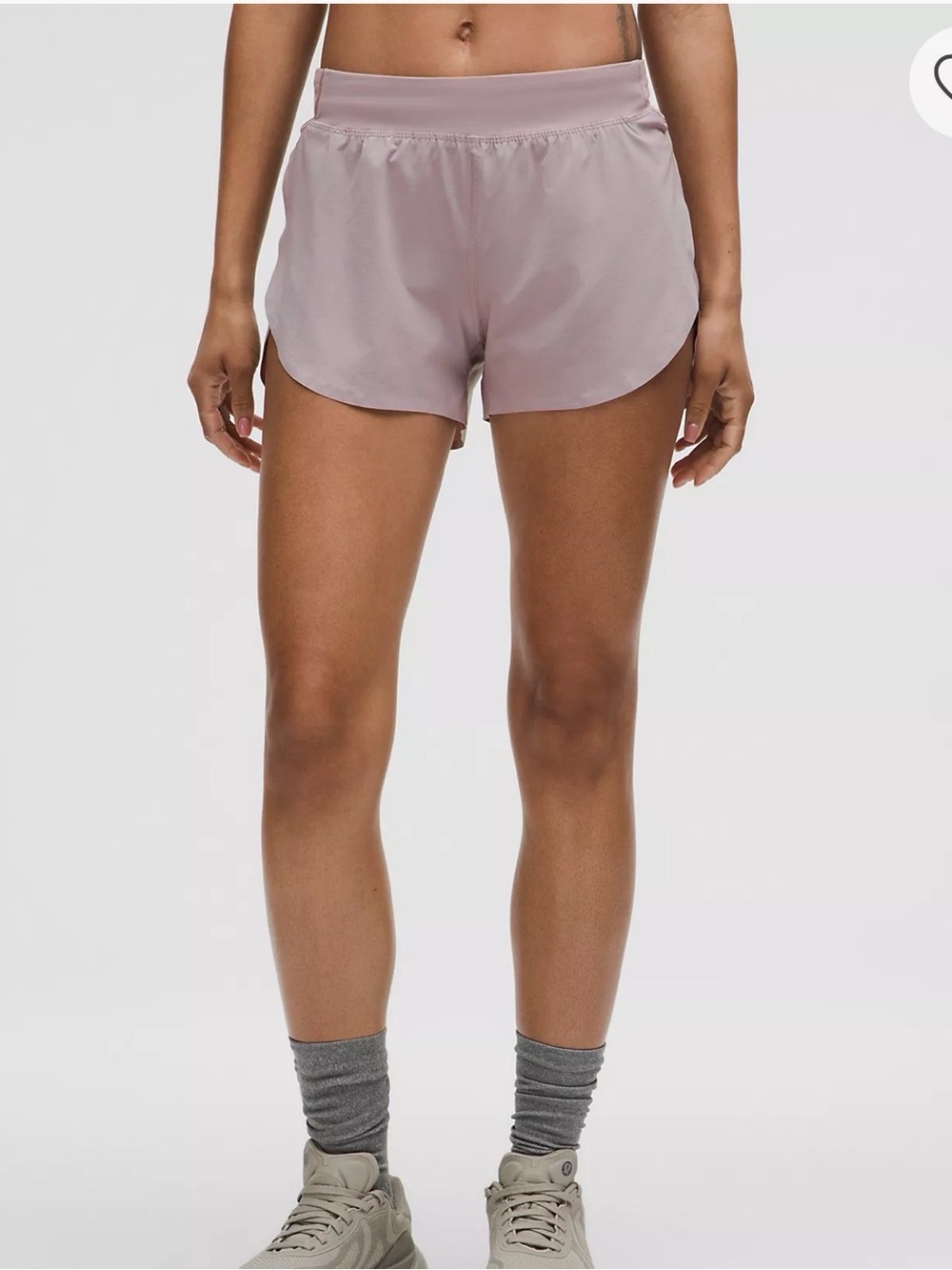Lululemon Fast and Free High-Rise Classic-Fit Split Short 3" size small